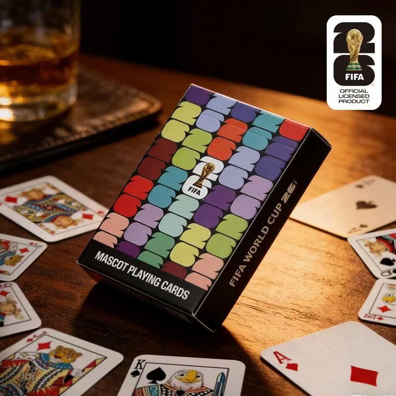 FIFA World Cup 2026 Mascot Design Playing Cards  (Soccer / Official World Cup Merchandise / Playing Cards)