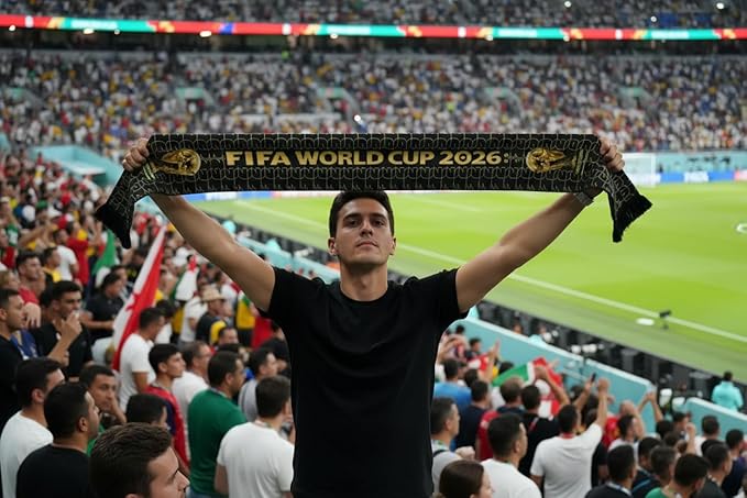 Official FIFA World Cup 2026 Edition - High Definition Polyester Trophy Scarf – Gameday Fan Wear for all Matches
