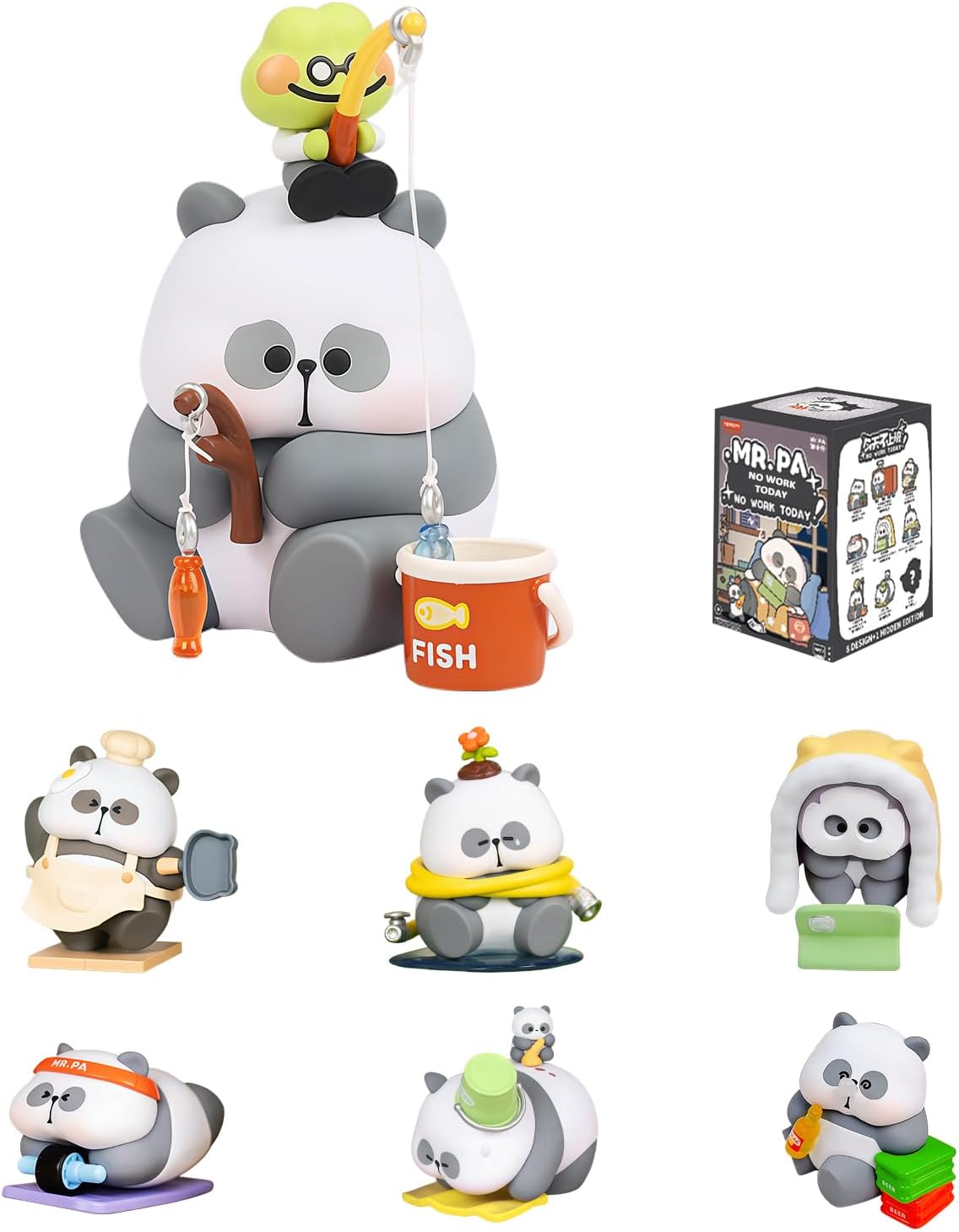 Mr. Pa-No Work Today Series Blind Box, Cute Mystery Collectible Toy