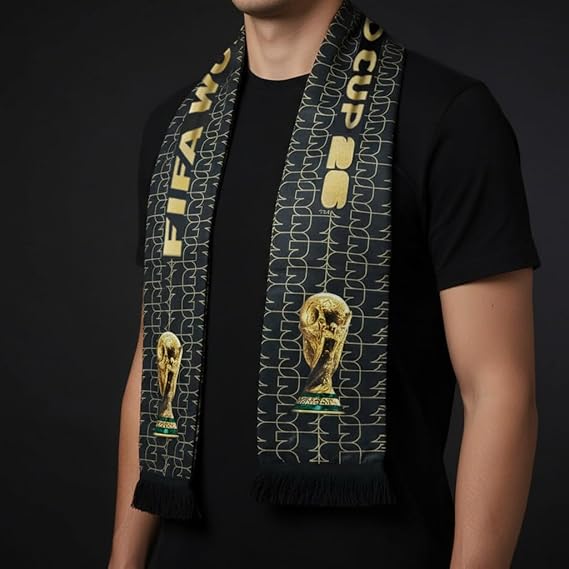 Official FIFA World Cup 2026 Edition - High Definition Polyester Trophy Scarf – Gameday Fan Wear for all Matches