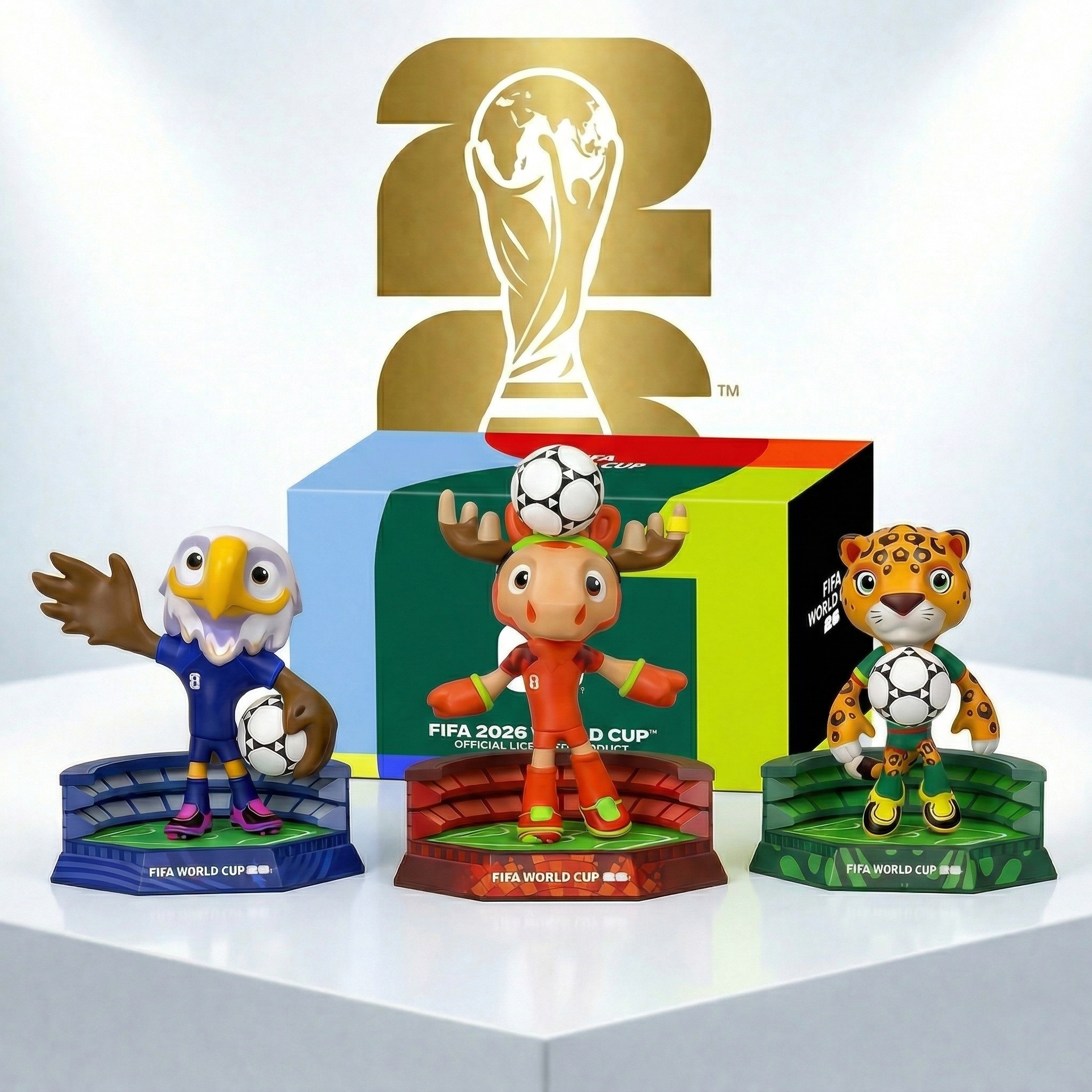 FIFA World Cup 2026™ Official Mascot Mini Figurine Set (2.3in)
