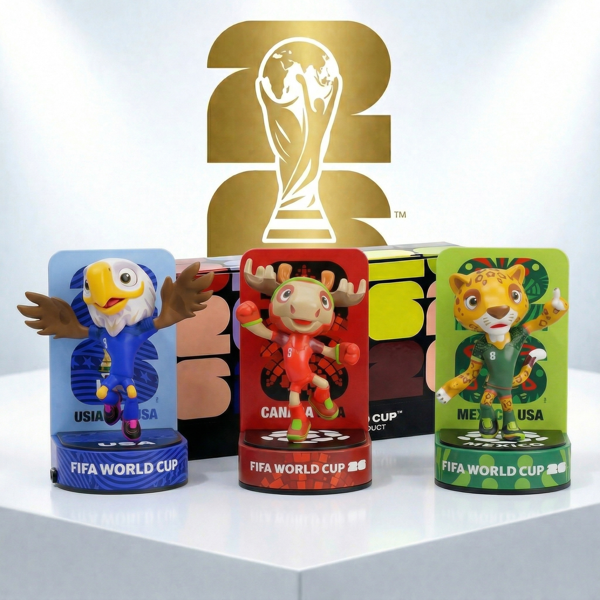 FIFA World Cup 2026™ Official Mascot Mini Figurine Set (2.3in)