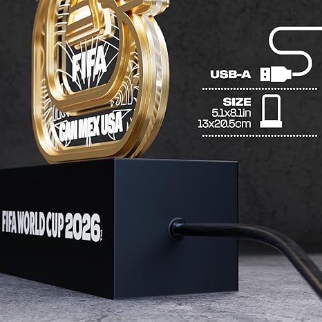FIFA World Cup 2026 Official Licensed Collectible Display with White LED Glow