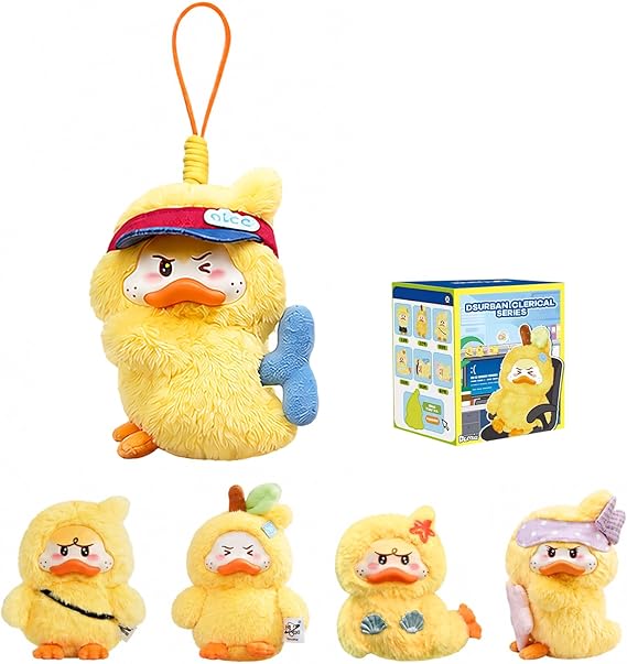 Dumia DS Series Plush Blind Box-Vinyl Plush Pendant Keychain with Lanyard