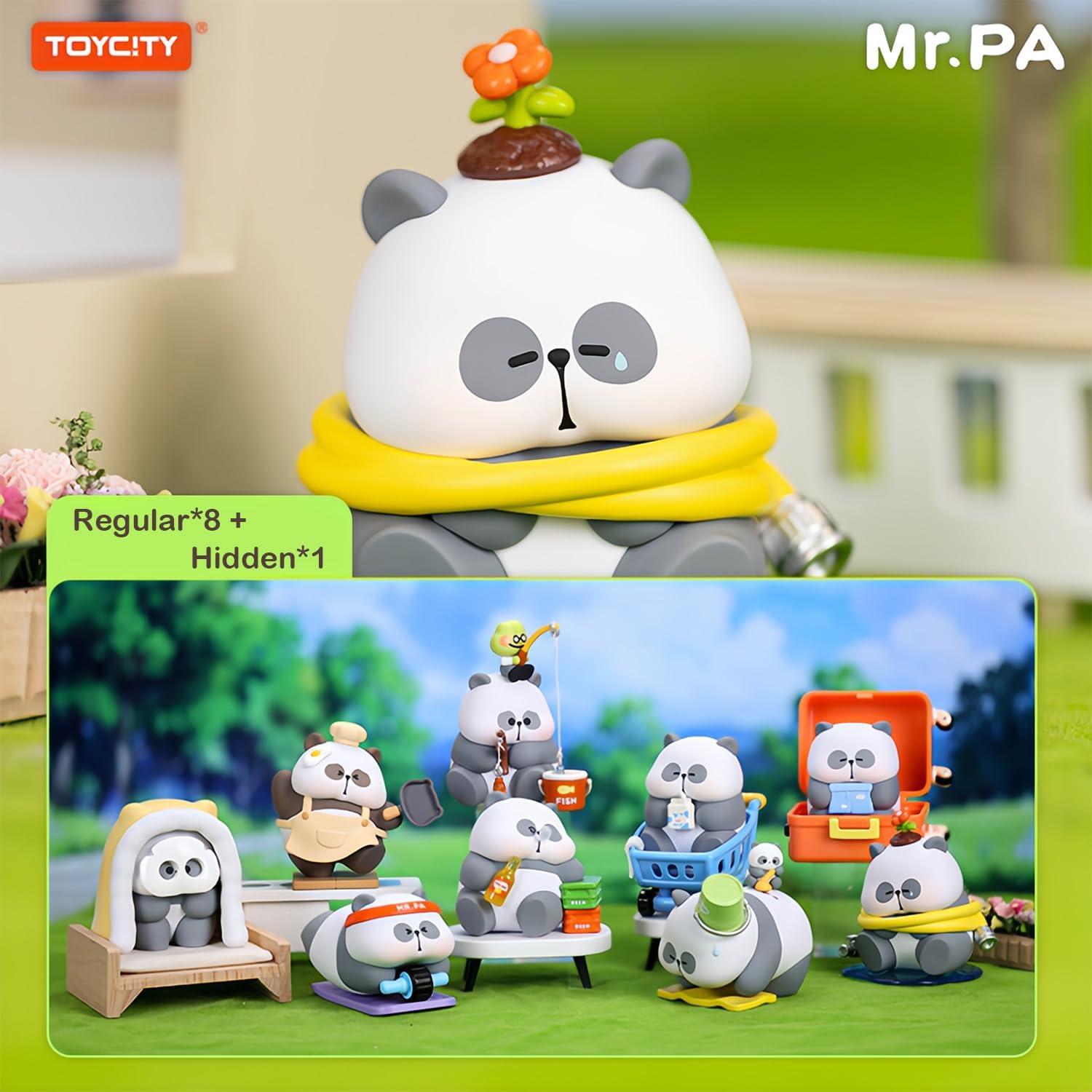 Mr. Pa-No Work Today Series Blind Box, Cute Mystery Collectible Toy