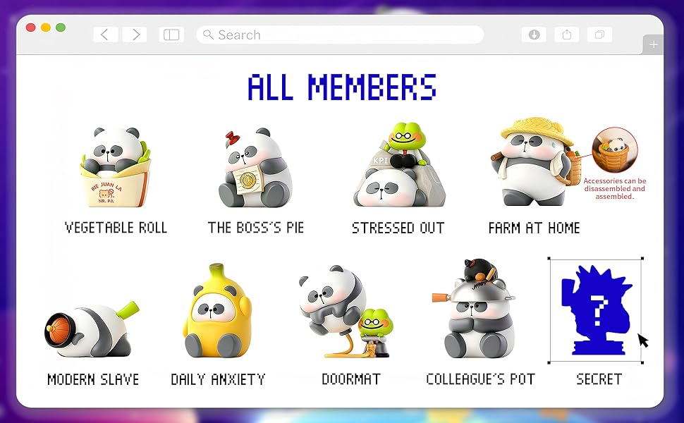 JOCHIWANTOYS Mr. Pa Don&amp;#39;t Try to Pua Me Seies Blind Box