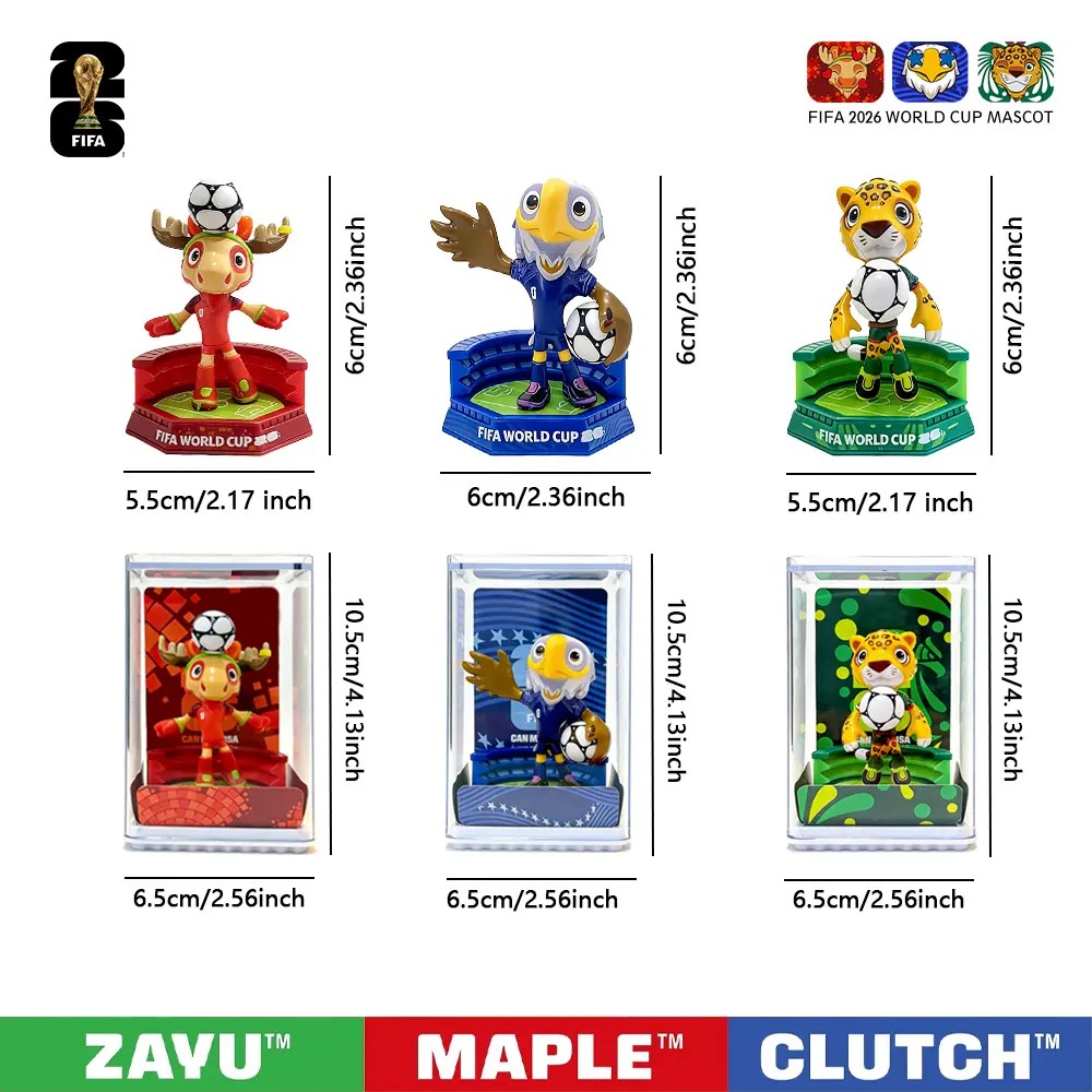 ⚽FIFA World Cup 2026™ Official Mascot Mini Figurine Set (2.3in)