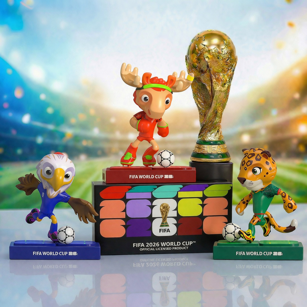 FIFA World Cup 2026 Official Mascot Figurine Set 9cm(3.5in)