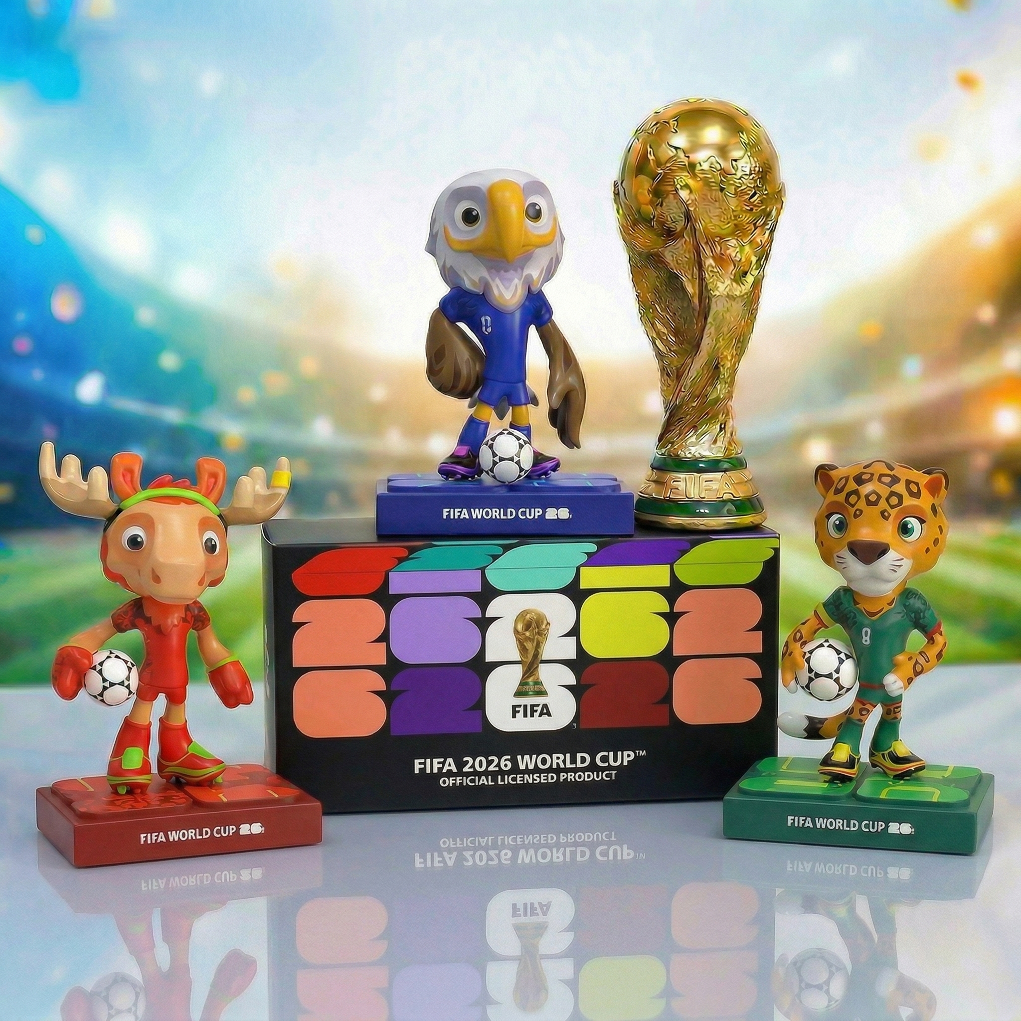 FIFA World Cup 2026 Official Mascot Figurine Set 9cm(3.5in)