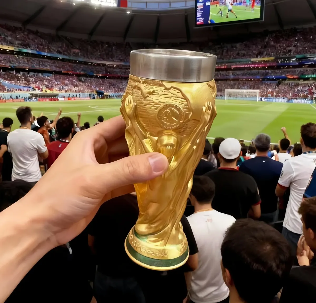 ⚽ 2026 FIFA World Cup Replica Trophy Beer Cup – Official Soccer Fan Collectible