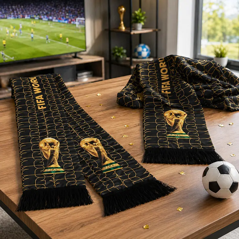 Official FIFA World Cup 2026 Edition - High Definition Polyester Trophy Scarf – Gameday Fan Wear for all Matches