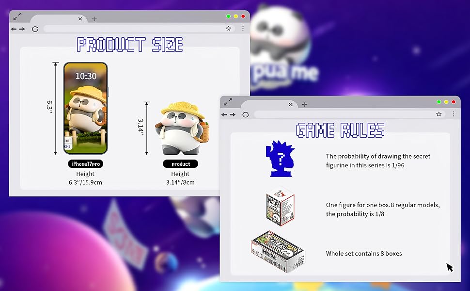 JOCHIWANTOYS Mr. Pa Don&amp;amp;#39;t Try to Pua Me Seies Blind Box