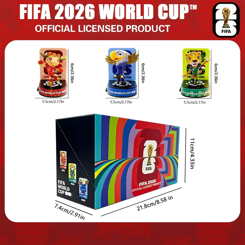 FIFA World Cup 2026™ Official Mascot Mini Figurine Set (2.3in)