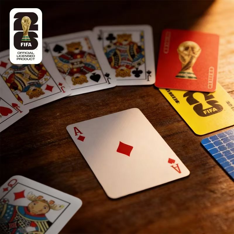 FIFA World Cup 2026 Mascot Design Playing Cards  (Soccer / Official World Cup Merchandise / Playing Cards)