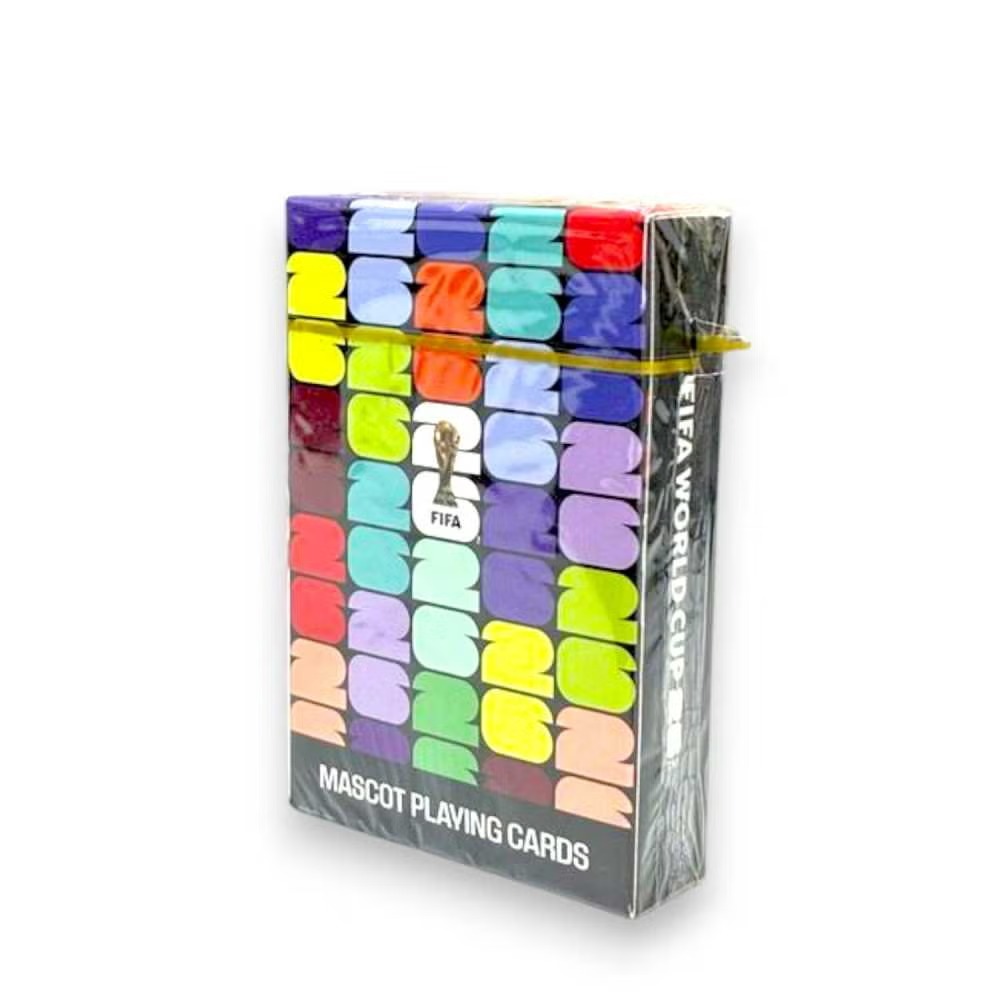 FIFA World Cup 2026 Mascot Design Playing Cards  (Soccer / Official World Cup Merchandise / Playing Cards)