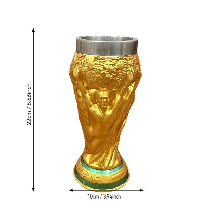 ⚽ 2026 FIFA World Cup Replica Trophy Beer Cup – Official Soccer Fan Collectible