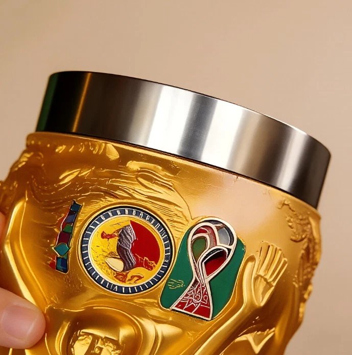 ⚽ 2026 FIFA World Cup Replica Trophy Beer Cup – Official Soccer Fan Collectible