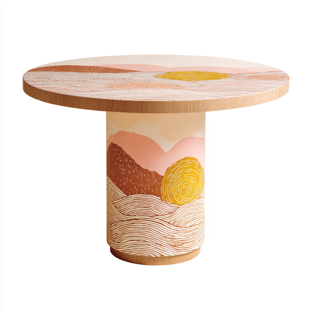 Gartentisch Holz 90x90x75 cm mehrfarbig für Wohnzimmer und Essbereich - modernes Design-Havengoio