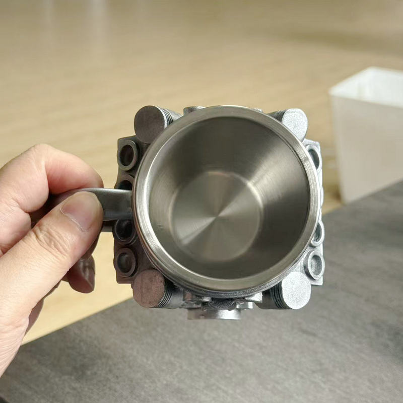 Engine Style Stainless Steel Resin Mug – 3D Engine Coffee Beer Cup