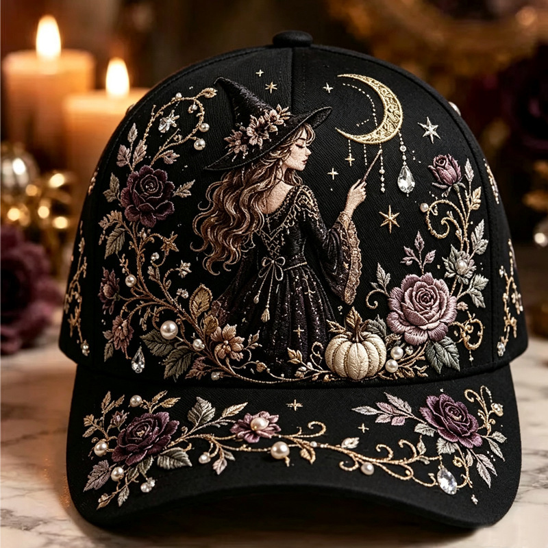 🔥Halloween Vintage Embroidered Baseball Cap🧢