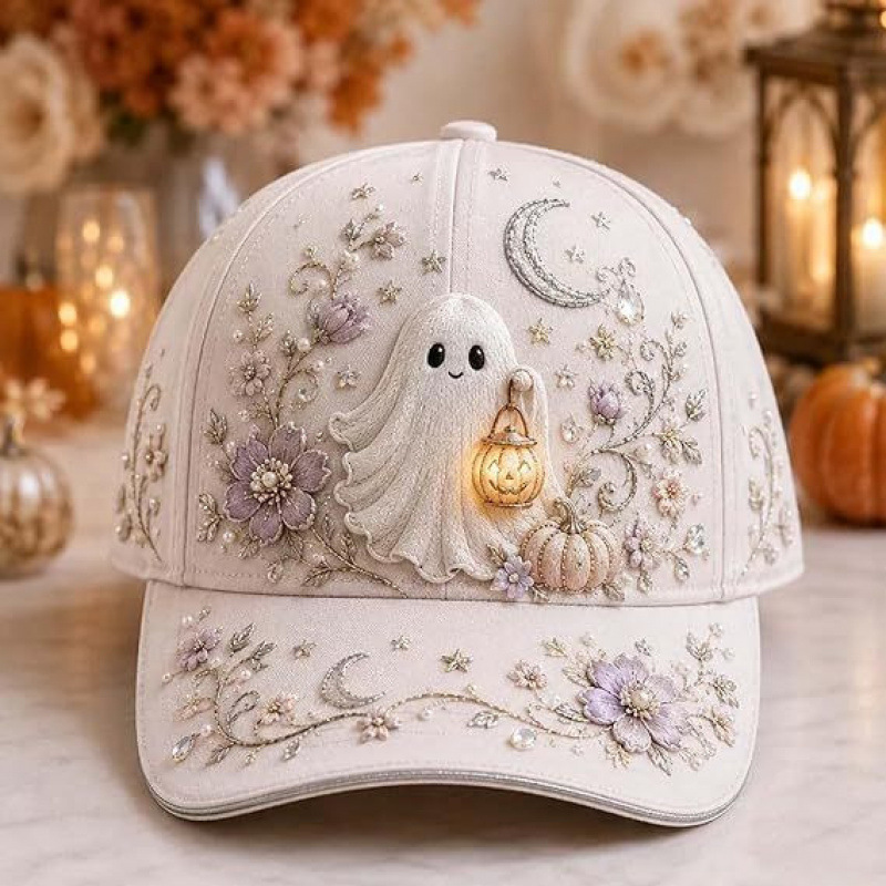 🔥Halloween Vintage Embroidered Baseball Cap🧢