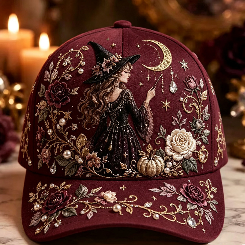 🔥Halloween Vintage Embroidered Baseball Cap🧢