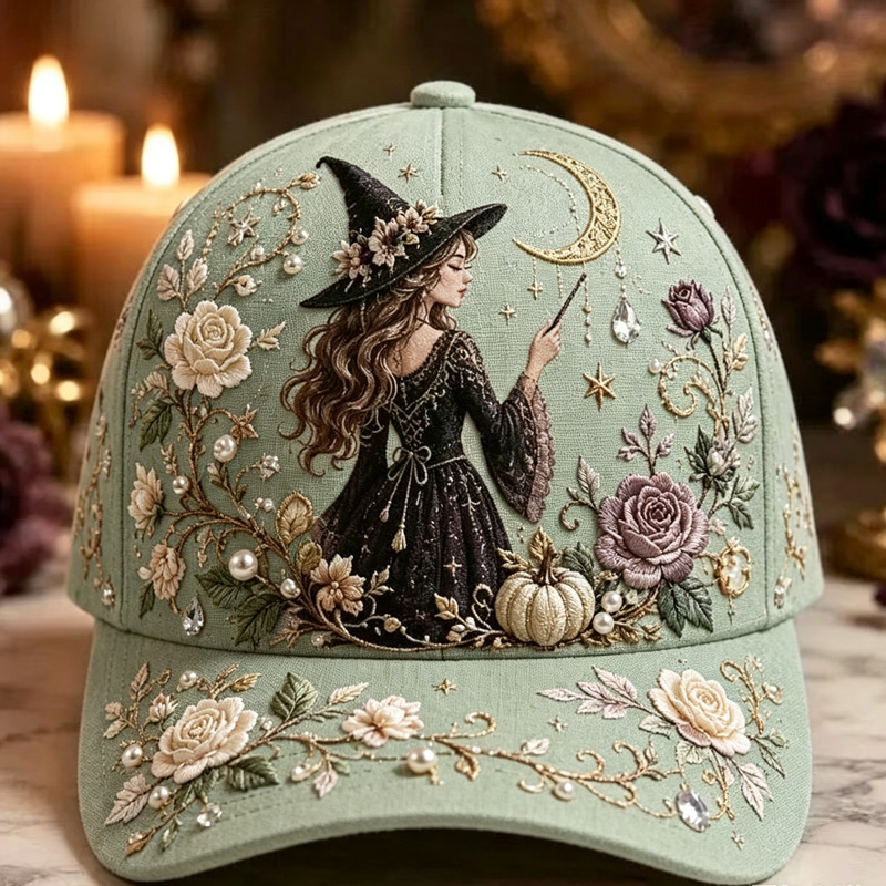 🔥Halloween Vintage Embroidered Baseball Cap🧢
