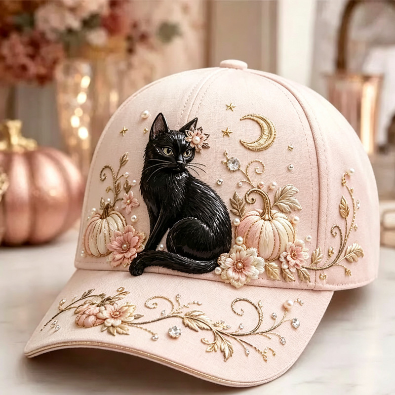 🔥Halloween Vintage Embroidered Baseball Cap🧢