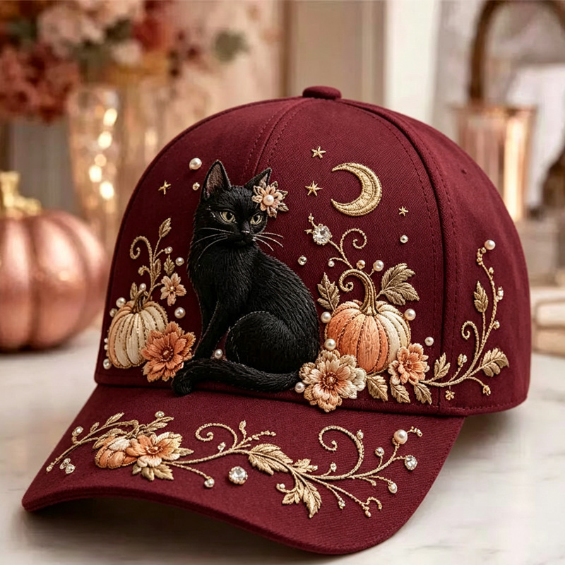 🔥Halloween Vintage Embroidered Baseball Cap🧢