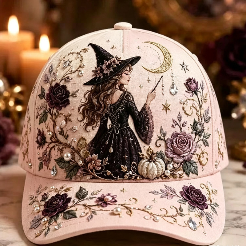 🔥Halloween Vintage Embroidered Baseball Cap🧢