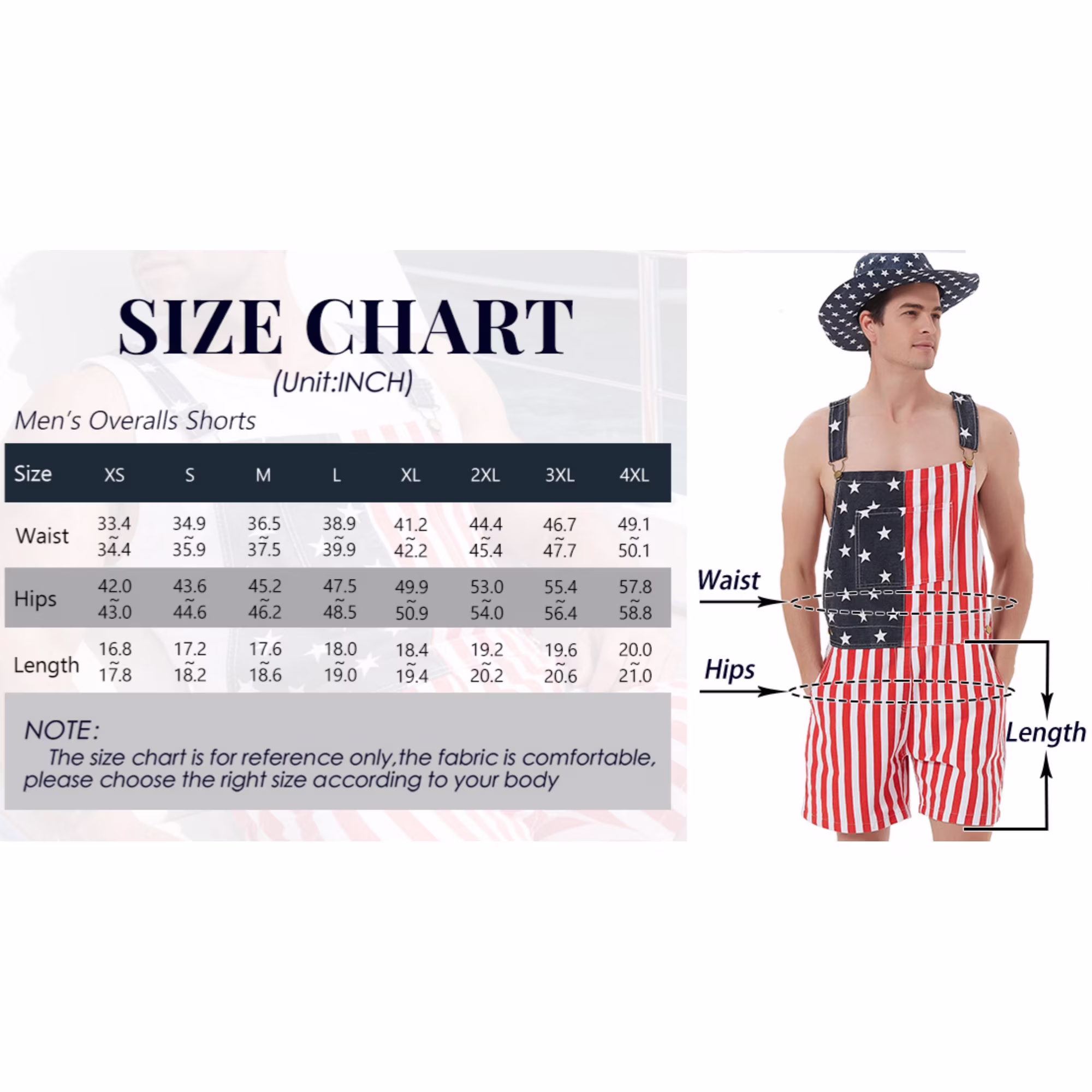 USA Flag Overalls – Celebrate Independence Day in True American Style