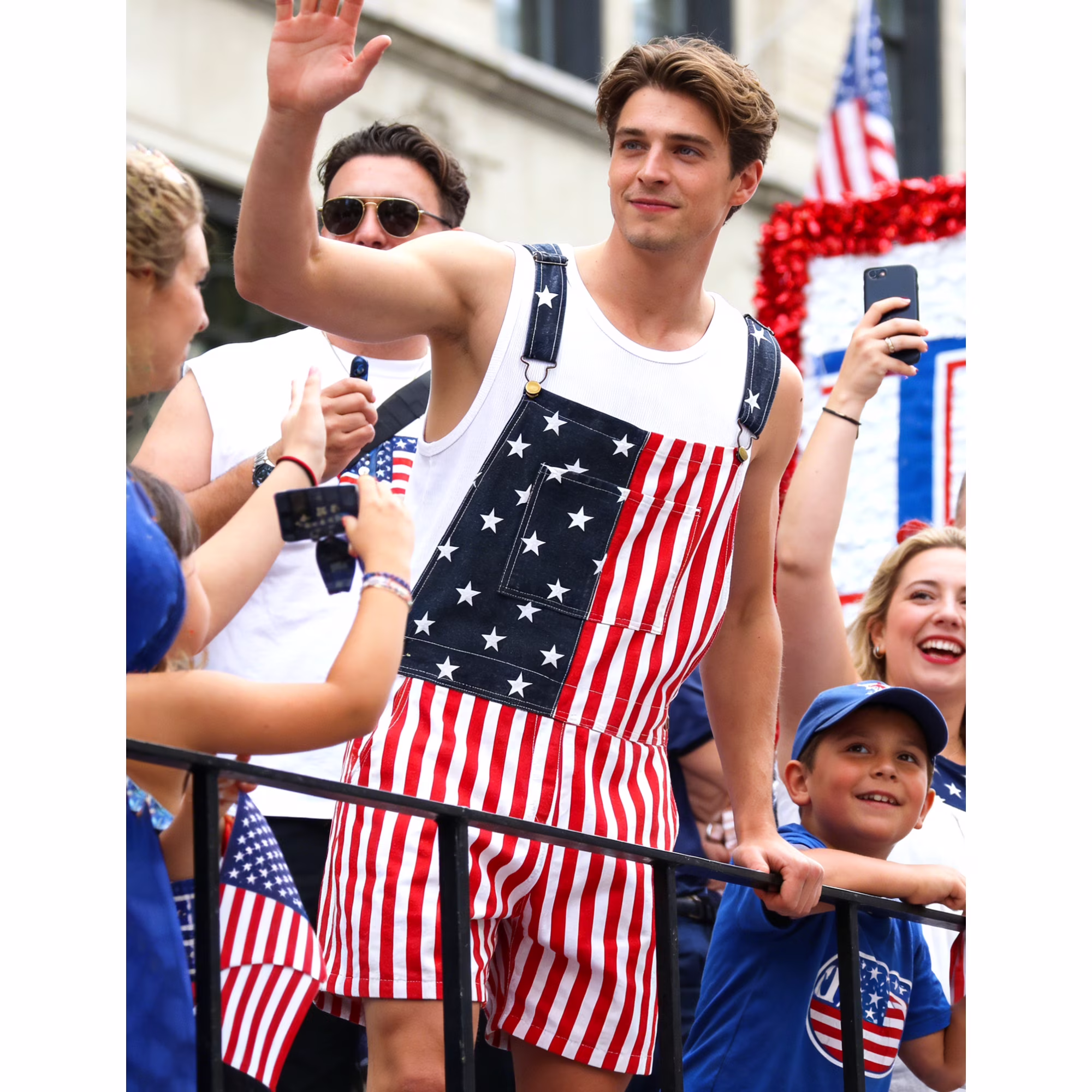 USA Flag Overalls – Celebrate Independence Day in True American Style