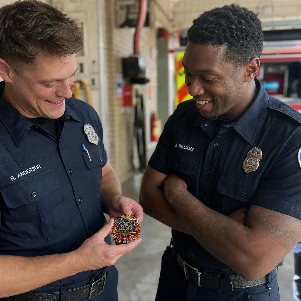 ⚡️Last Day 49% OFF - 250th Anniversary Firefighter Badge