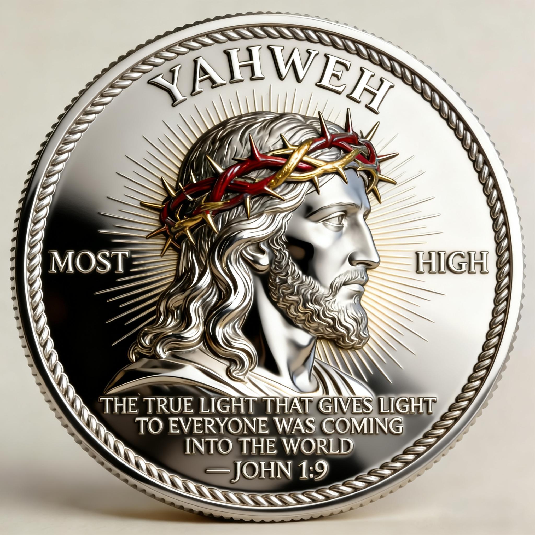 🙏“Yahweh – The Living Light” Faith Commemorative Coin