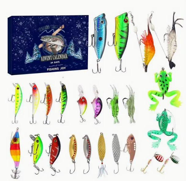 ⏳ Last day! 49% OFF – 🎣🎄 Christmas Fishing Lures Advent Calendar – Limited Release