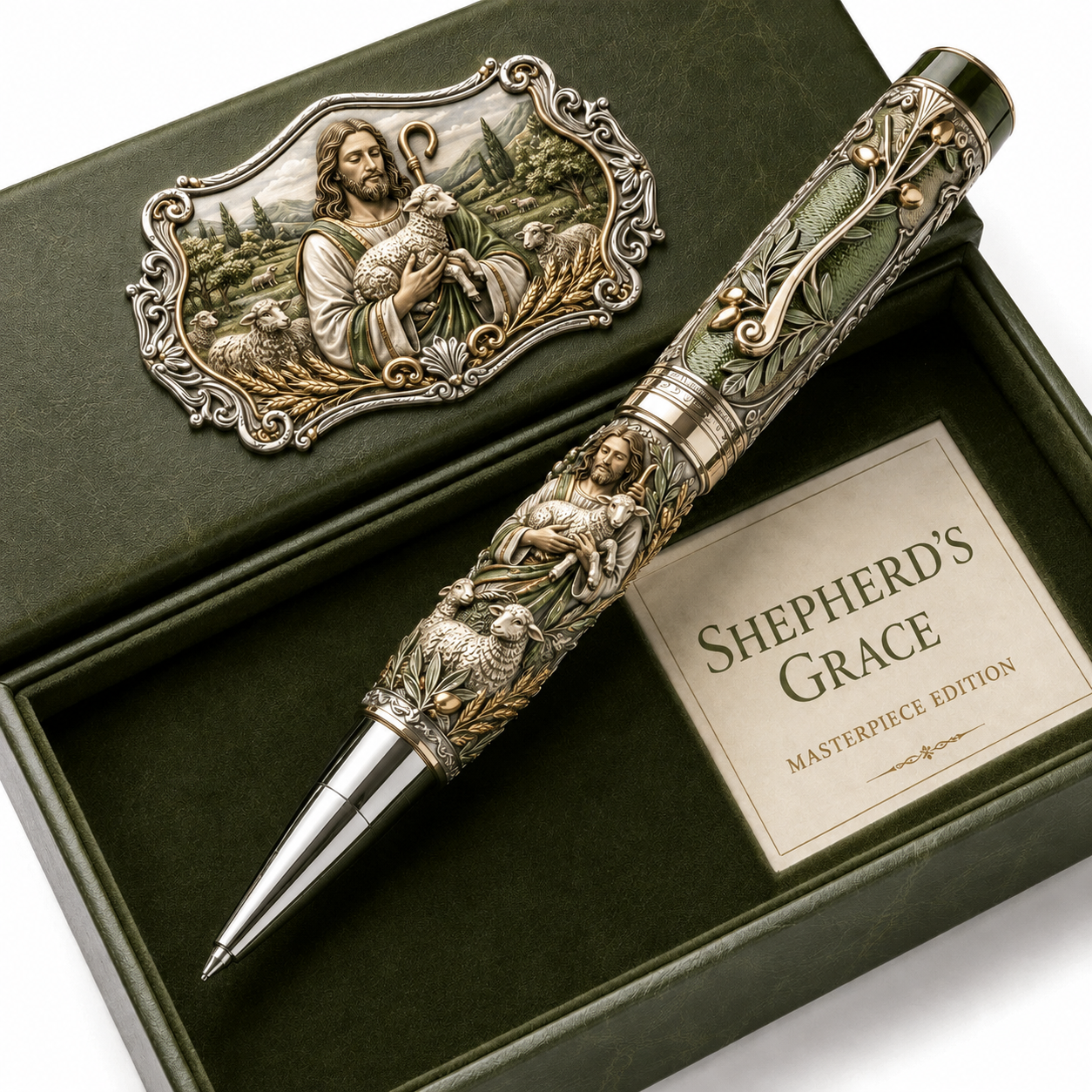 🔥 LAST DAY 49% OFF – ✝️ Sacred Legacy Faith-Inspired Keepsake Pen Collection | 6 Devotional Designs 🖊️✨