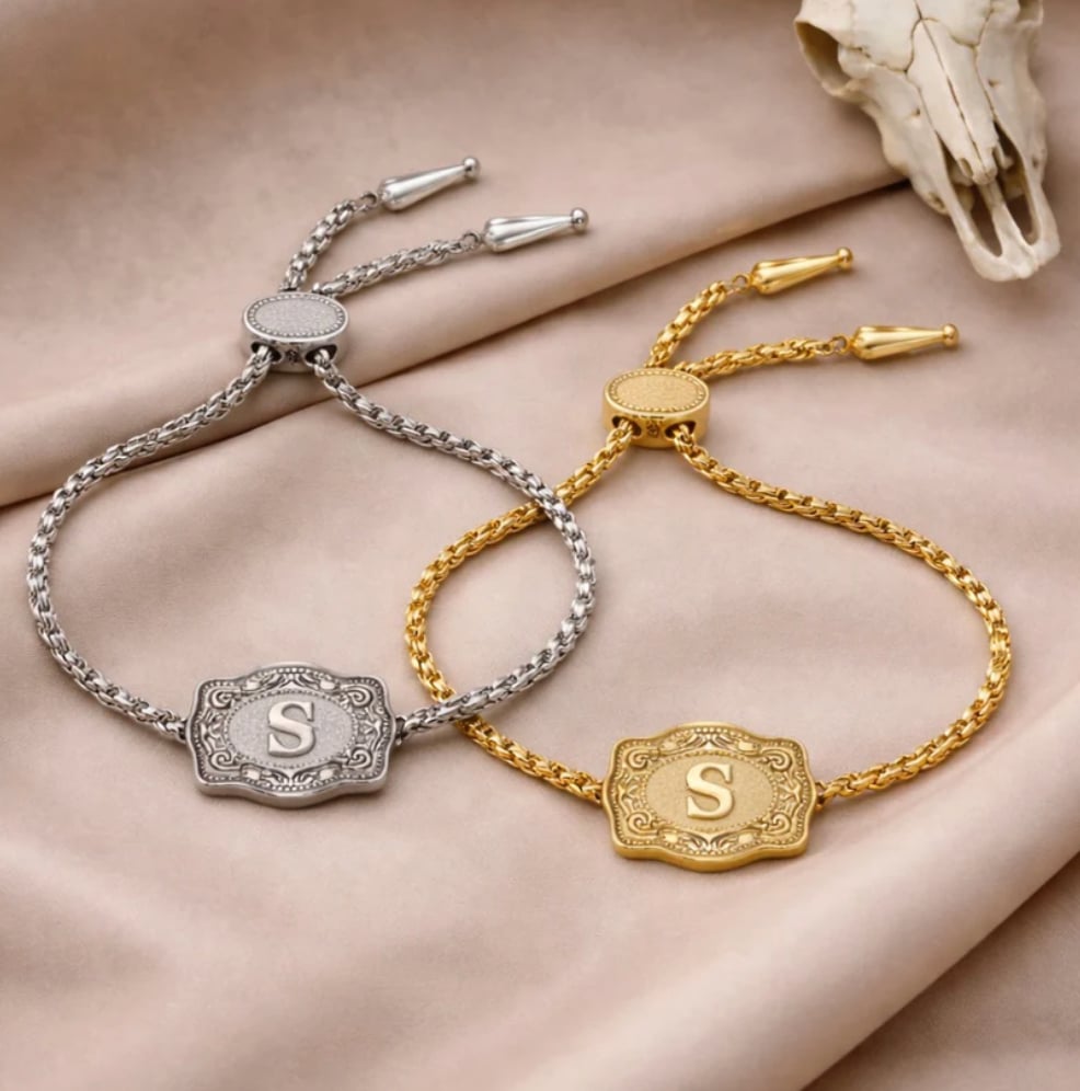 🏇Custom Name Initial Bracelet – Perfect Gift Idea