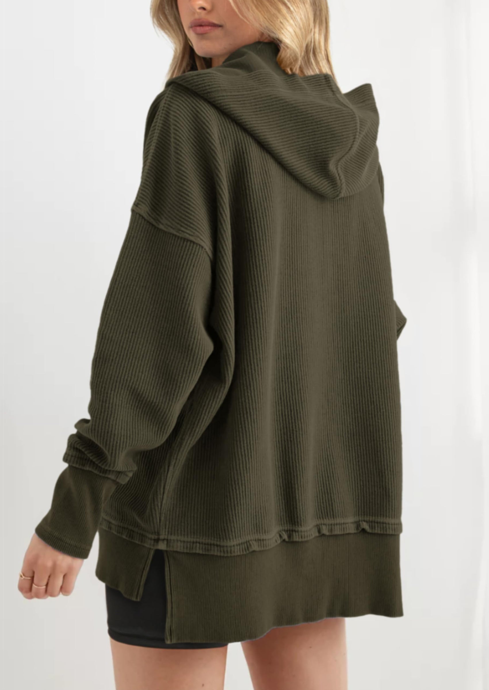 PRETTYGARDEN Womens Fashion Oversized Long Sleeve Hoodie