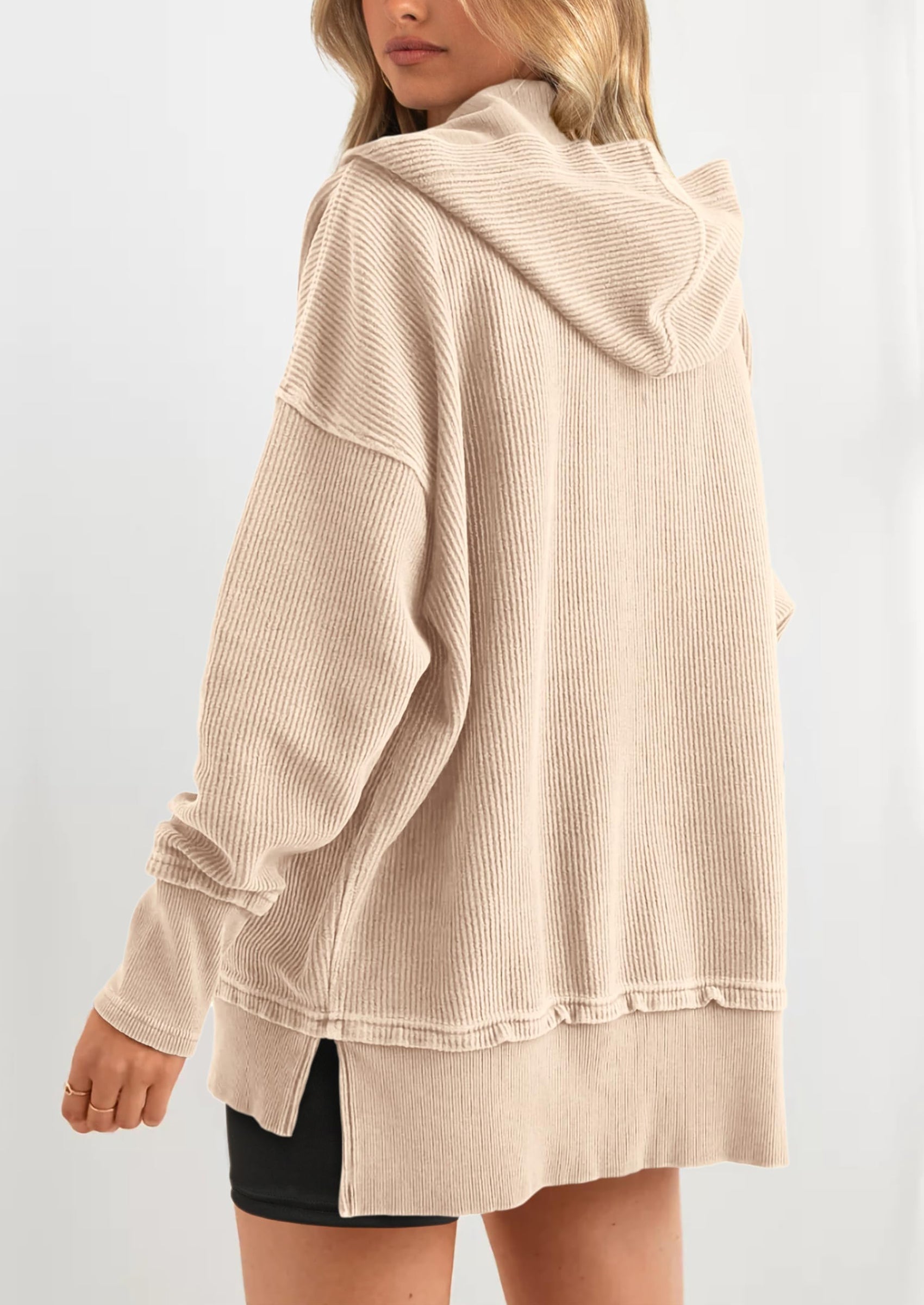 PRETTYGARDEN Womens Fashion Oversized Long Sleeve Hoodie