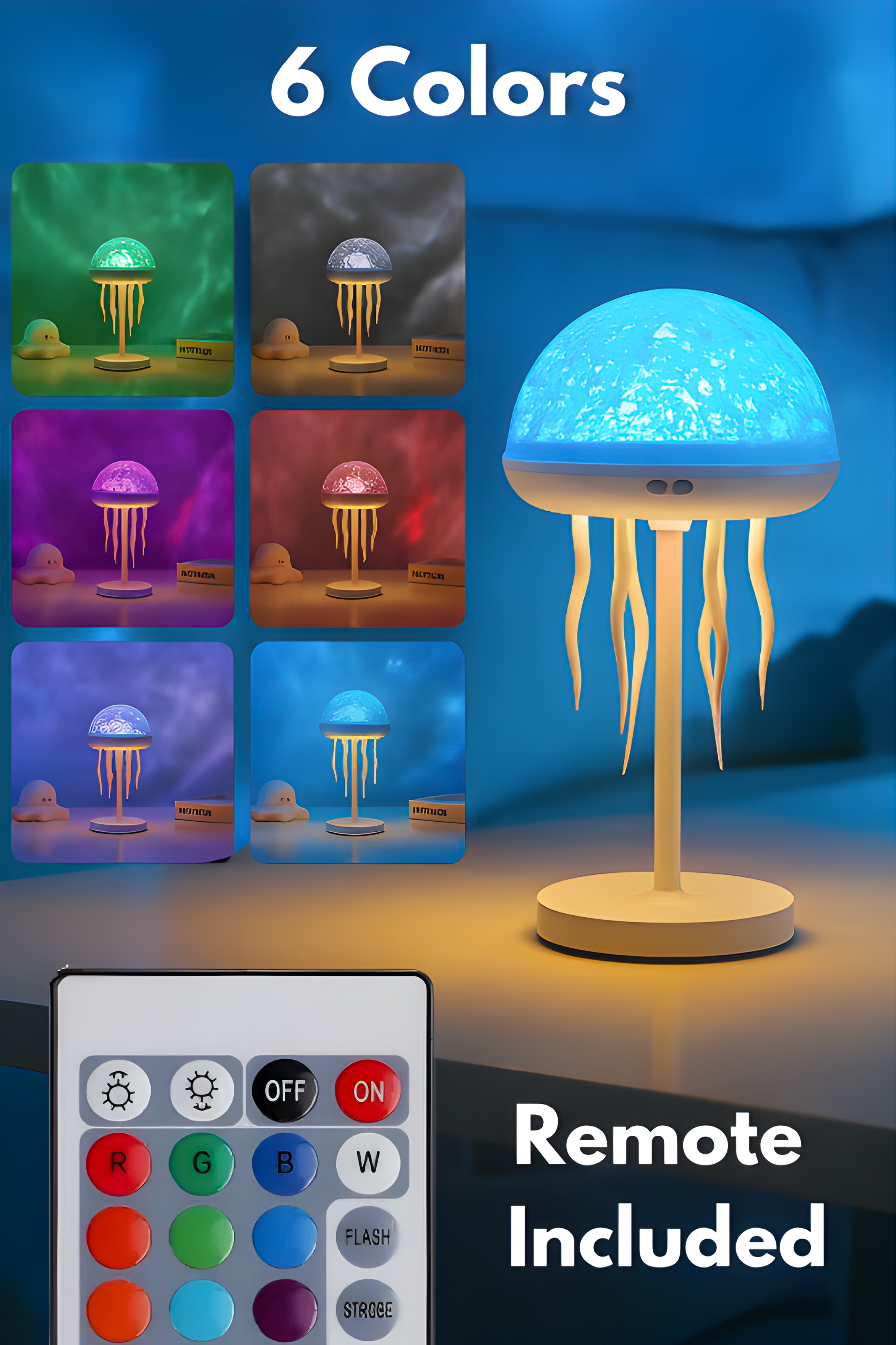 Night Light Jellyfish Projection Lamp Aurora Ocean