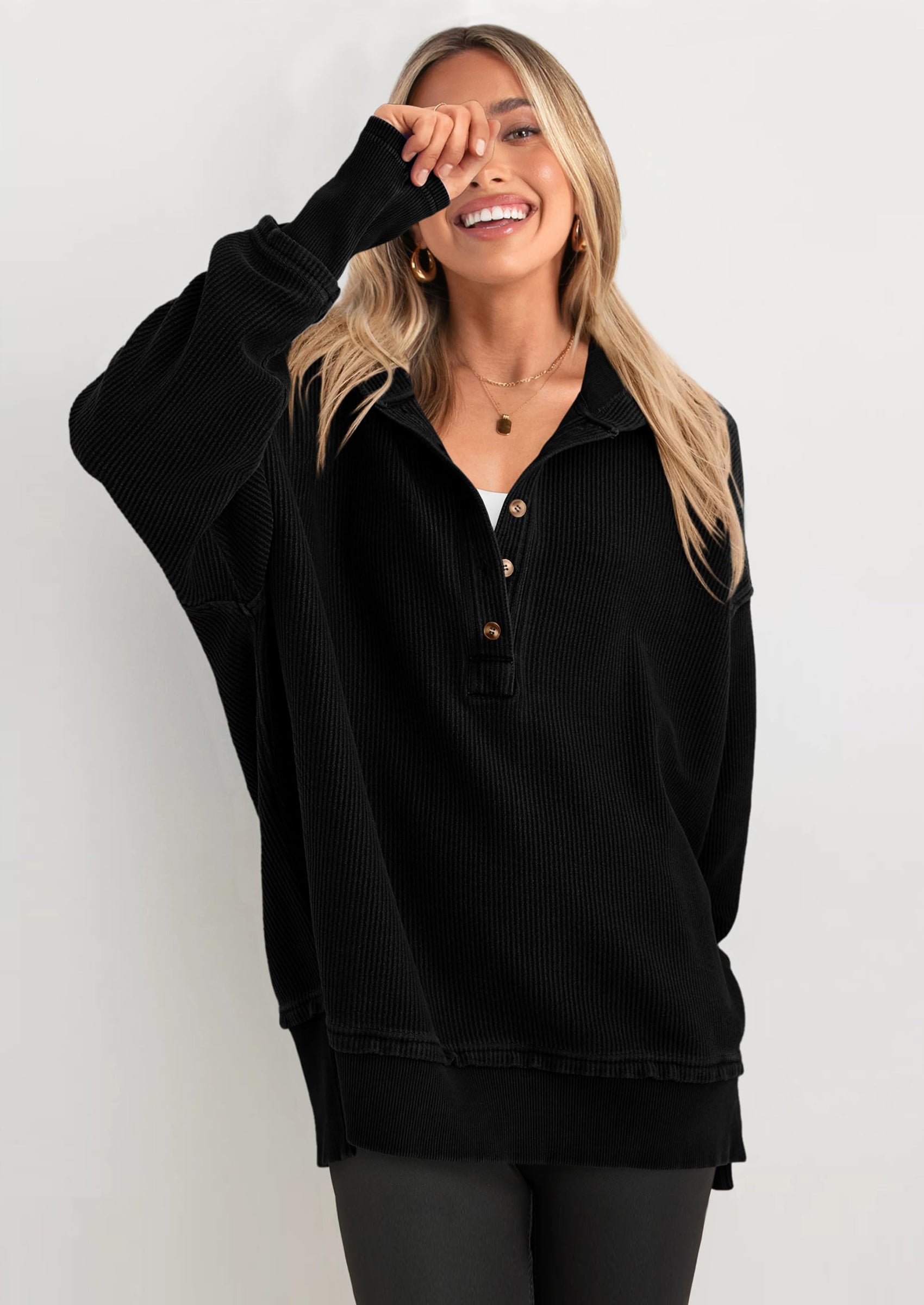 PRETTYGARDEN Womens Fashion Oversized Long Sleeve Hoodie
