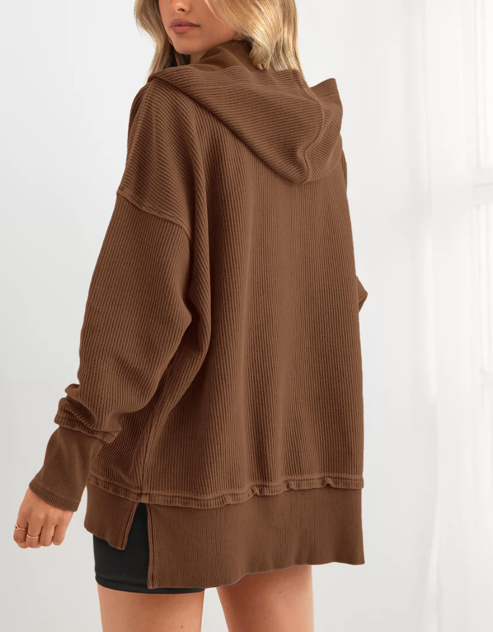 PRETTYGARDEN Womens Fashion Oversized Long Sleeve Hoodie