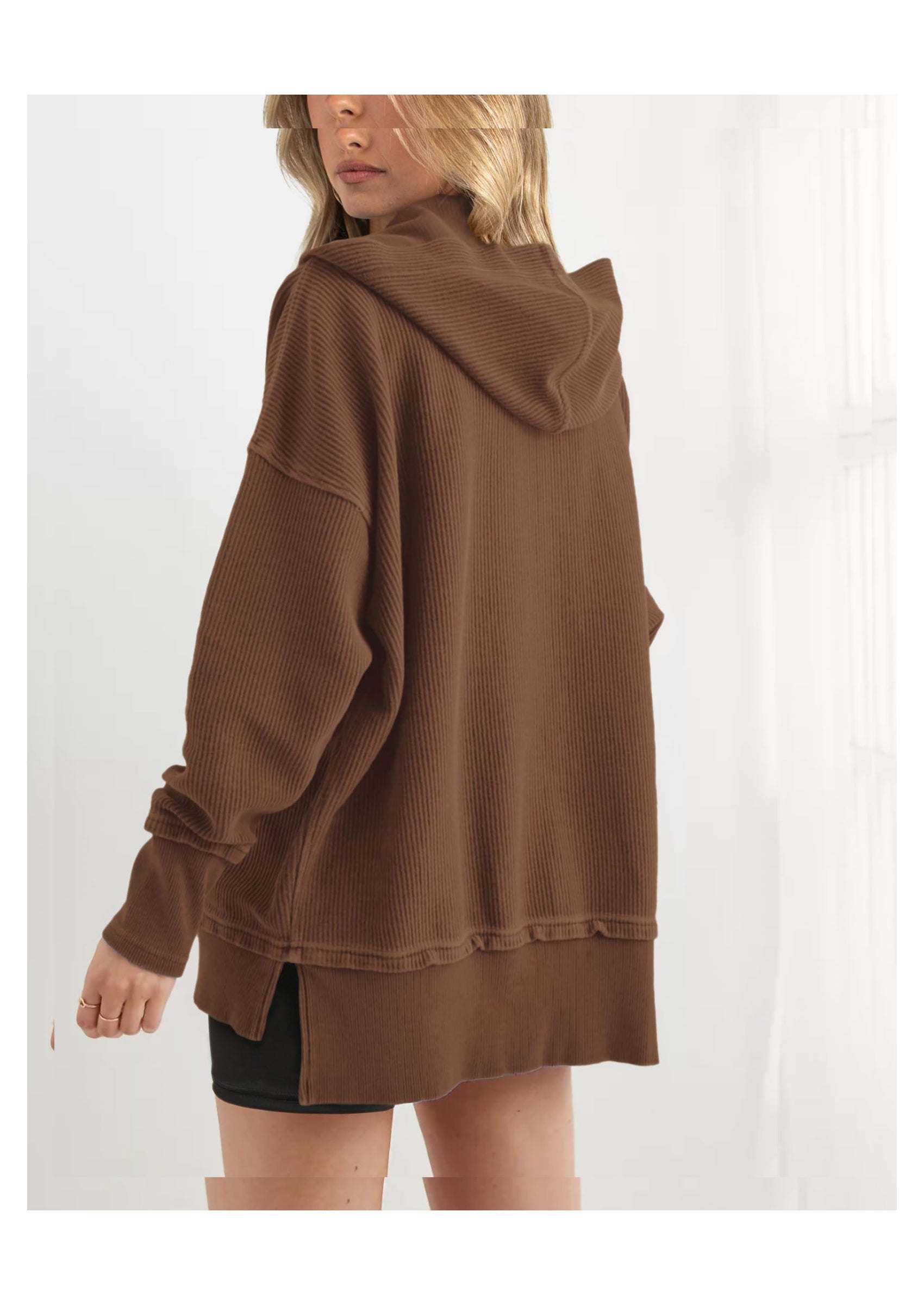 PRETTYGARDEN Womens Fashion Oversized Long Sleeve Hoodie