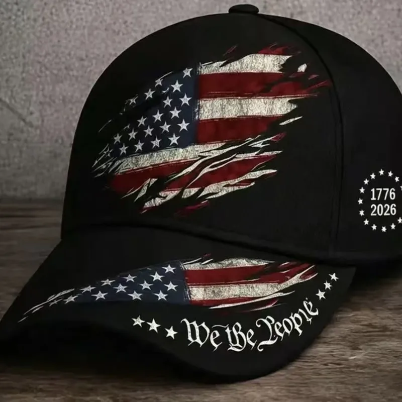 Ethnic Style Stripe Baseball Cap With Curved Brim, Breathable Polyester Material Featuring Printing Craft