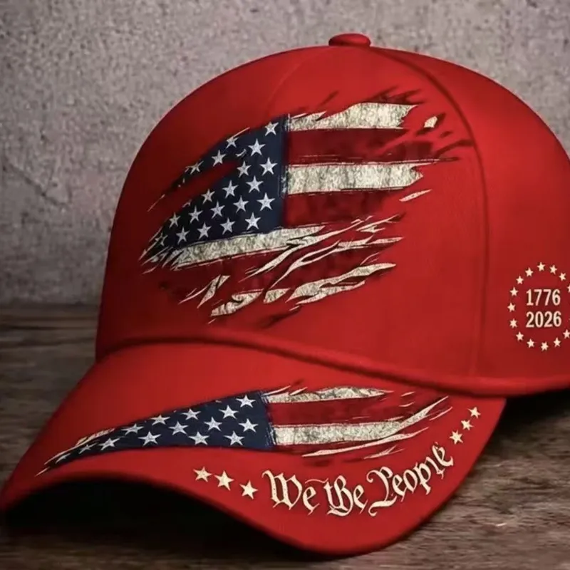 Ethnic Style Stripe Baseball Cap With Curved Brim, Breathable Polyester Material Featuring Printing Craft