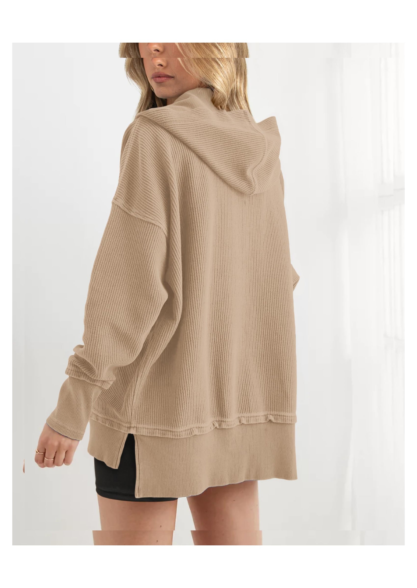 PRETTYGARDEN Womens Fashion Oversized Long Sleeve Hoodie