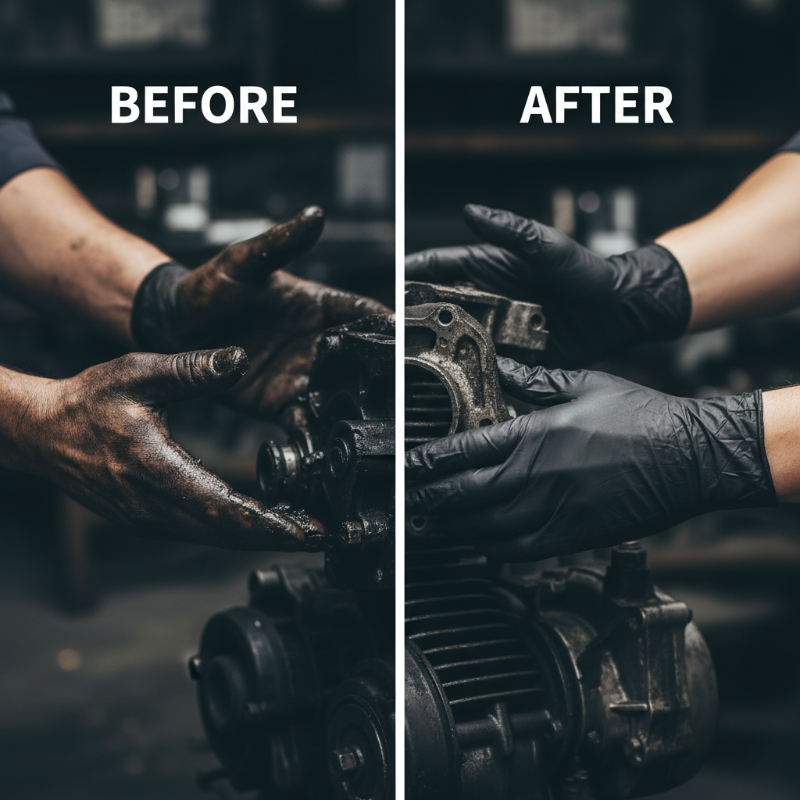 ⚡Today's Flash Sale 50% off🎁Nitrile Pro Gloves – Heavy Duty, Slip & Stain Resistant, Scratch Resistant