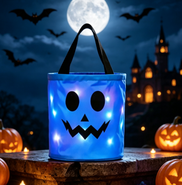 🎃 This Halloween Bag Is Already A Hit! ✨ LED Pumpkin Trick or Treat Bag – The Perfect Glow-Up For Kids 👻