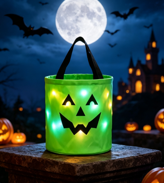 🎃 This Halloween Bag Is Already A Hit! ✨ LED Pumpkin Trick or Treat Bag – The Perfect Glow-Up For Kids 👻