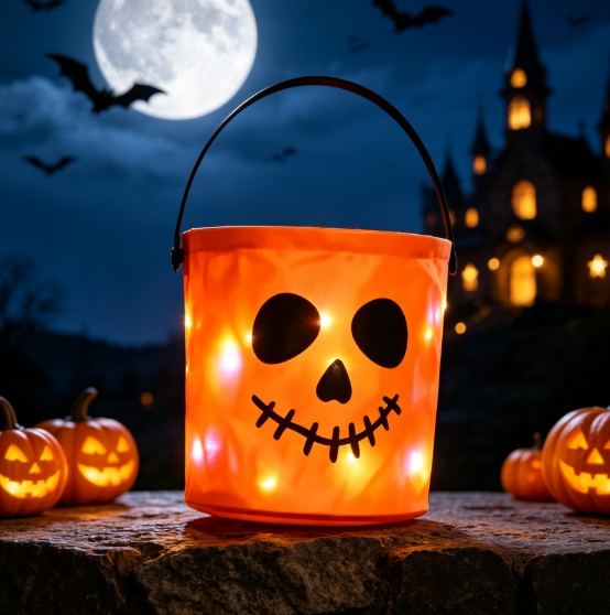 🎃 This Halloween Bag Is Already A Hit! ✨ LED Pumpkin Trick or Treat Bag – The Perfect Glow-Up For Kids 👻